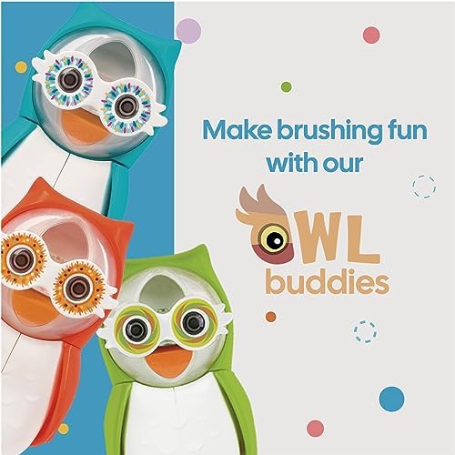 Flipper Owl Toothbrush Cover - Makes Brushing Fun for Kids