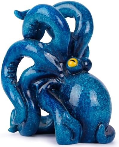 Hodao Blue Octopus Toothbrush Holder