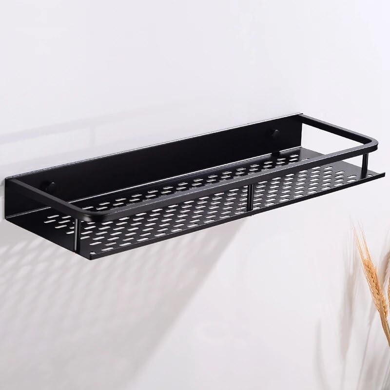 Stylish 30CM Space Aluminum Bathroom Caddy Organizer with Drainage