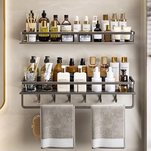 No-Punch Hanging Shower Caddy
