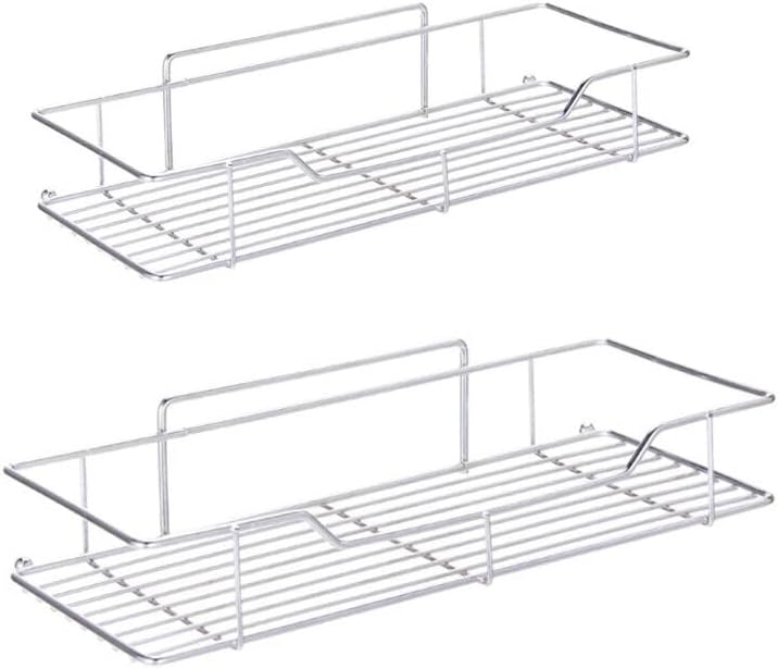 Stainless Steel Shower Caddy Organizer Basket Wall Mount Storage Rack
