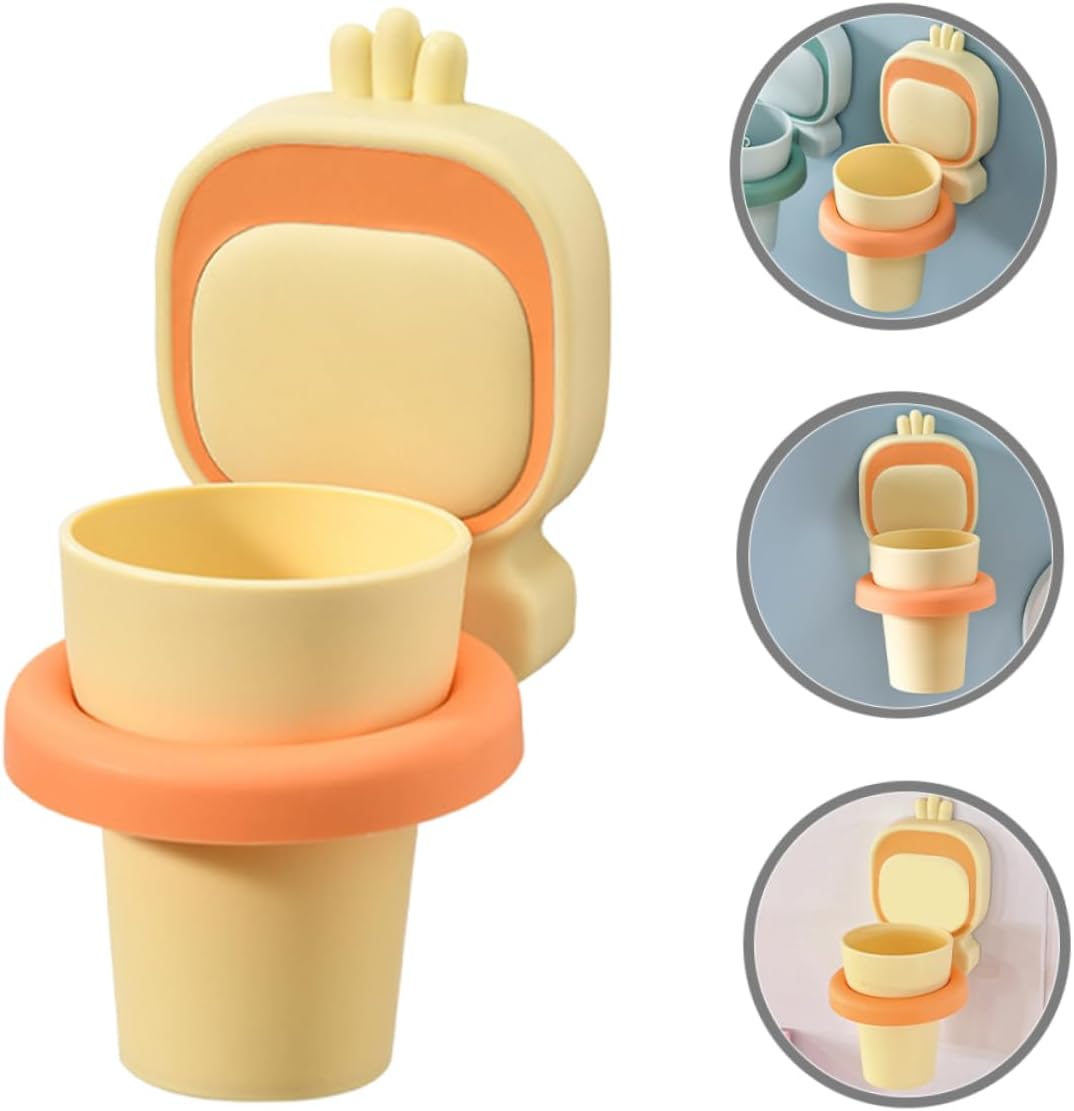 Ciieeo 1set Wall Mounted Toothbrush Holder