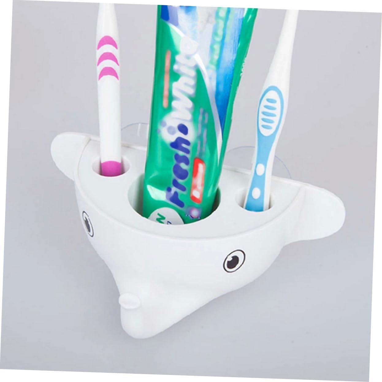Zerodeko Cartoon Elephant Toothbrush and Toothpaste Organizer compact stylish functional bathroom accessory
