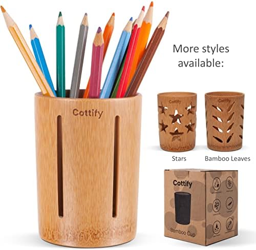 Bamboo Toothbrush Holder Drainage 360 Air Flow Water-Resistant