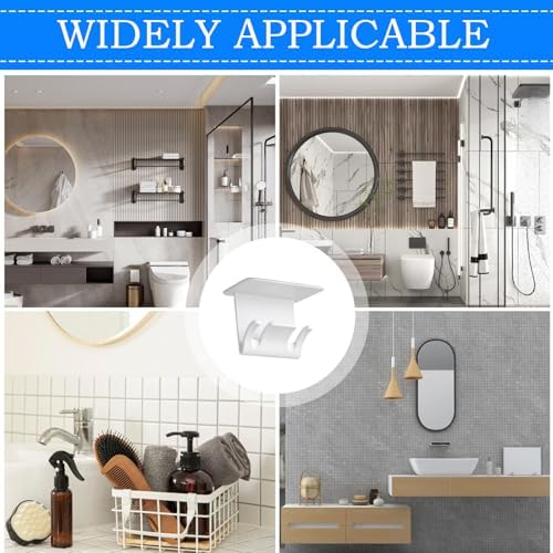 Self-Adhesive Toothbrush Holder for Bathroom