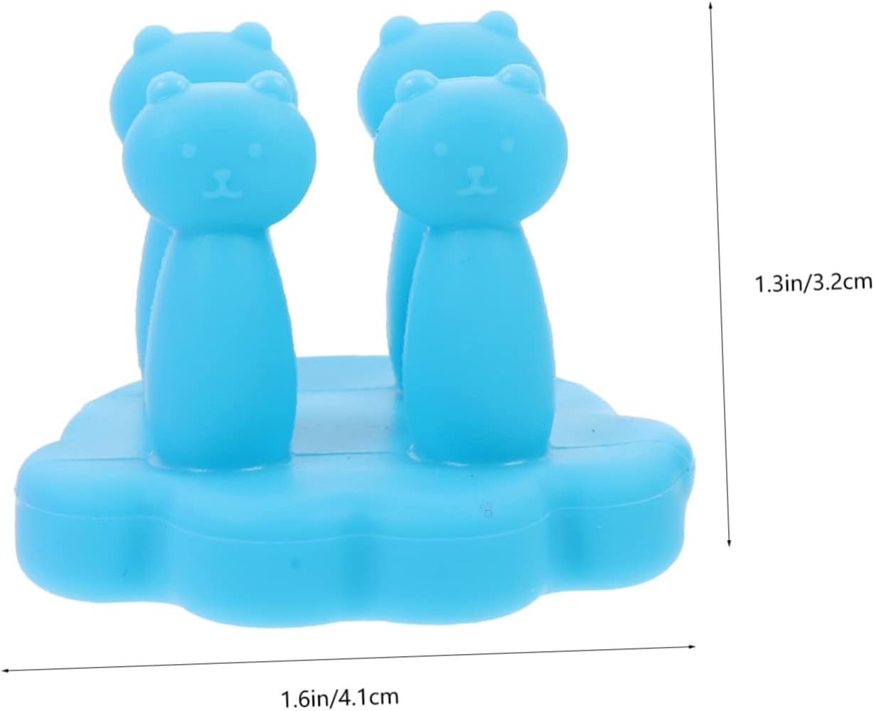 2Pcs Silicone Toothbrush Holders