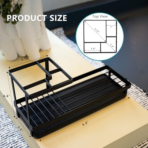 REDANT Black Toothbrush Holder