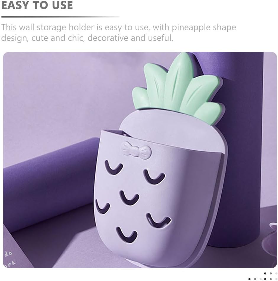 Hemoton Pineapple Wall Organizer 2-Pack