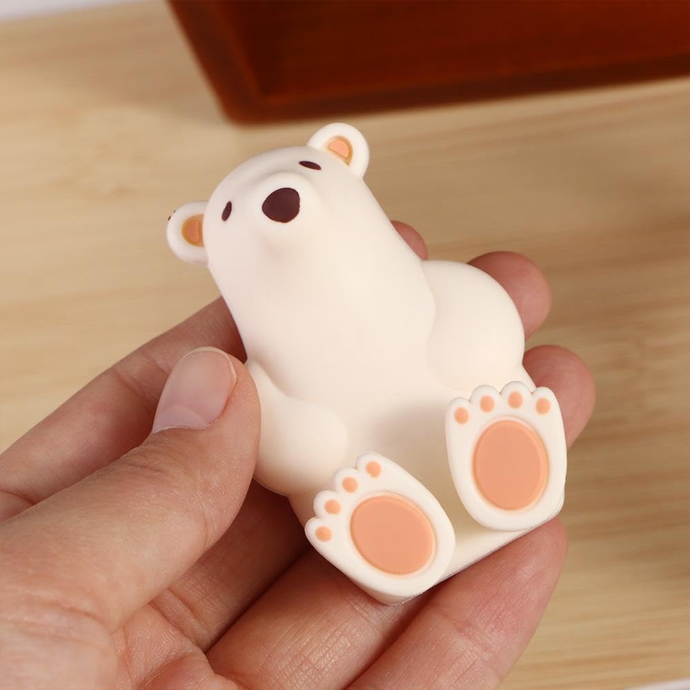 Cartoon Bear Suction Cup Toothbrush Holder