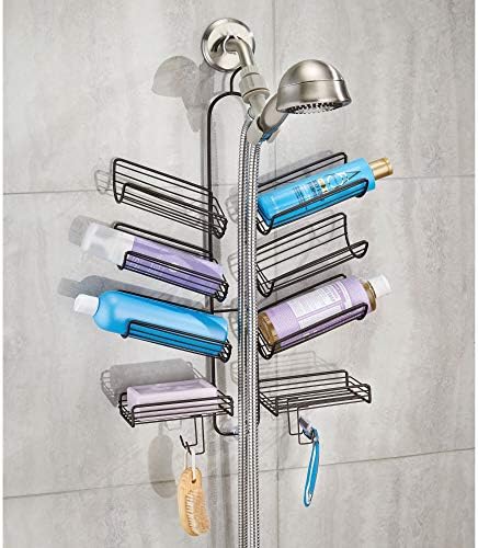 InterDesign Verona Metal Hanging Shower Caddy with Bronze Finish