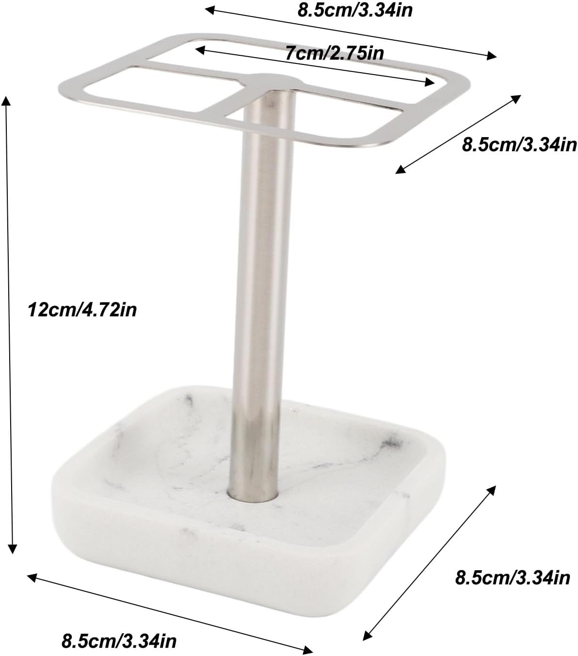 Stainless Steel Toothbrush Holder Compact Stylish Storage Solution For Your Bathroom