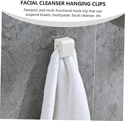 2pcs Self-Adhesive Toothpaste Storage Clip for Bathroom Organizer