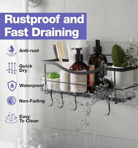 Sturdy Rust-Proof Shower Caddy