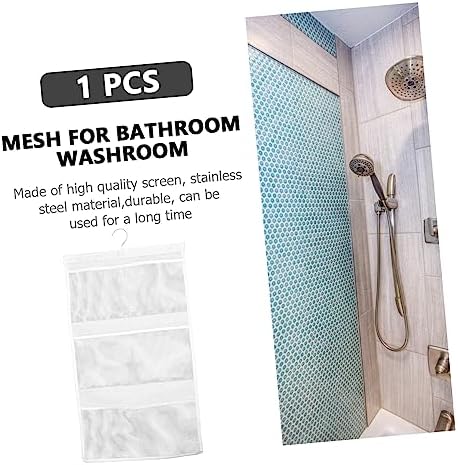Versatile shower organizer bag for space-saving bathroom storage