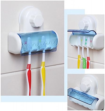 Suction-Adhesive Toothbrush Holder Perfect for Travel Home Storage