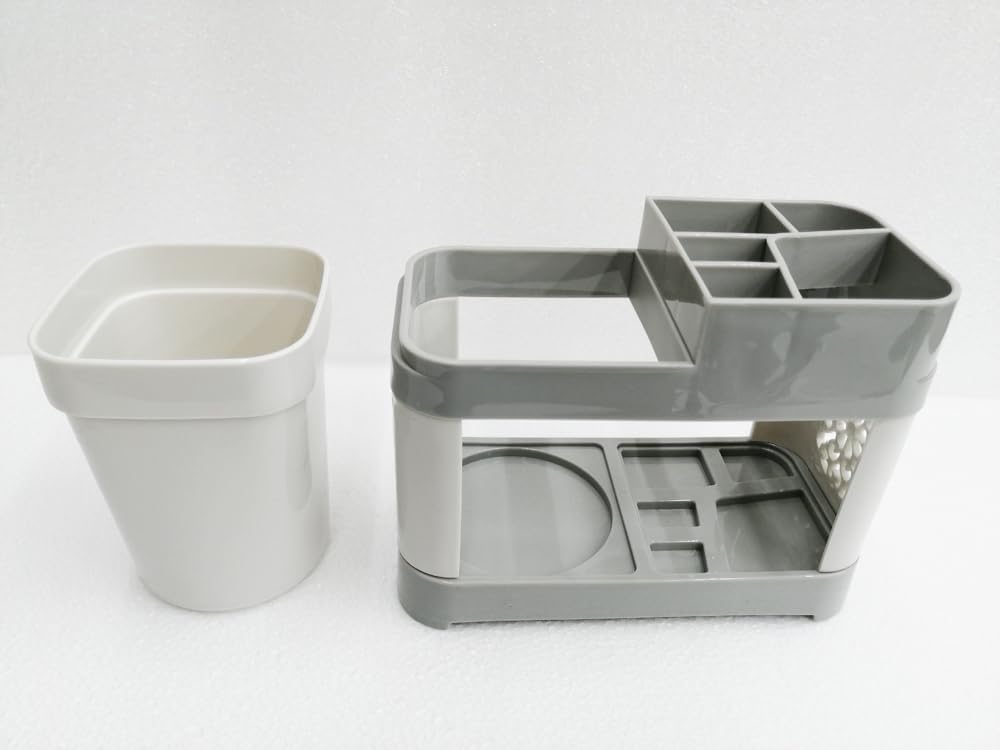 Space-Saving Acrylic Toothbrush Holder for Bathrooms