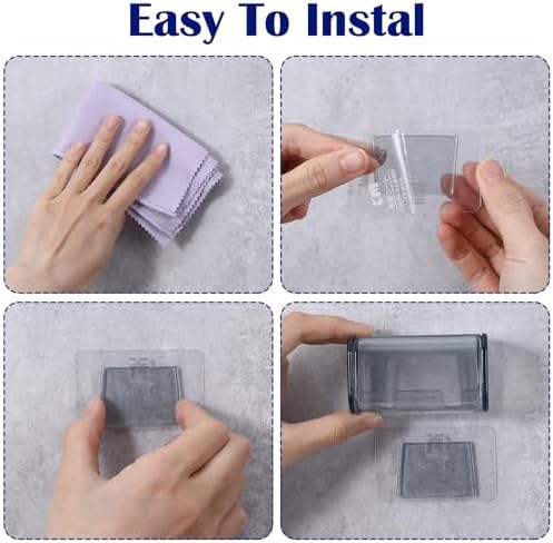 Tyqour 2-Piece Wall-Mounted Toothbrush Holder