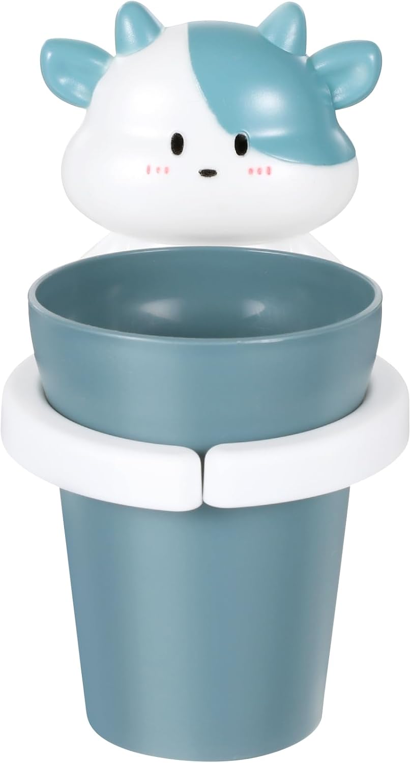 Amosfun Toothbrush Holder Wall-Mounted Durable Cute for Kids