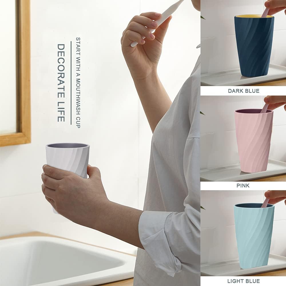 2Pack Unbreakable Toothbrush Cup Holder