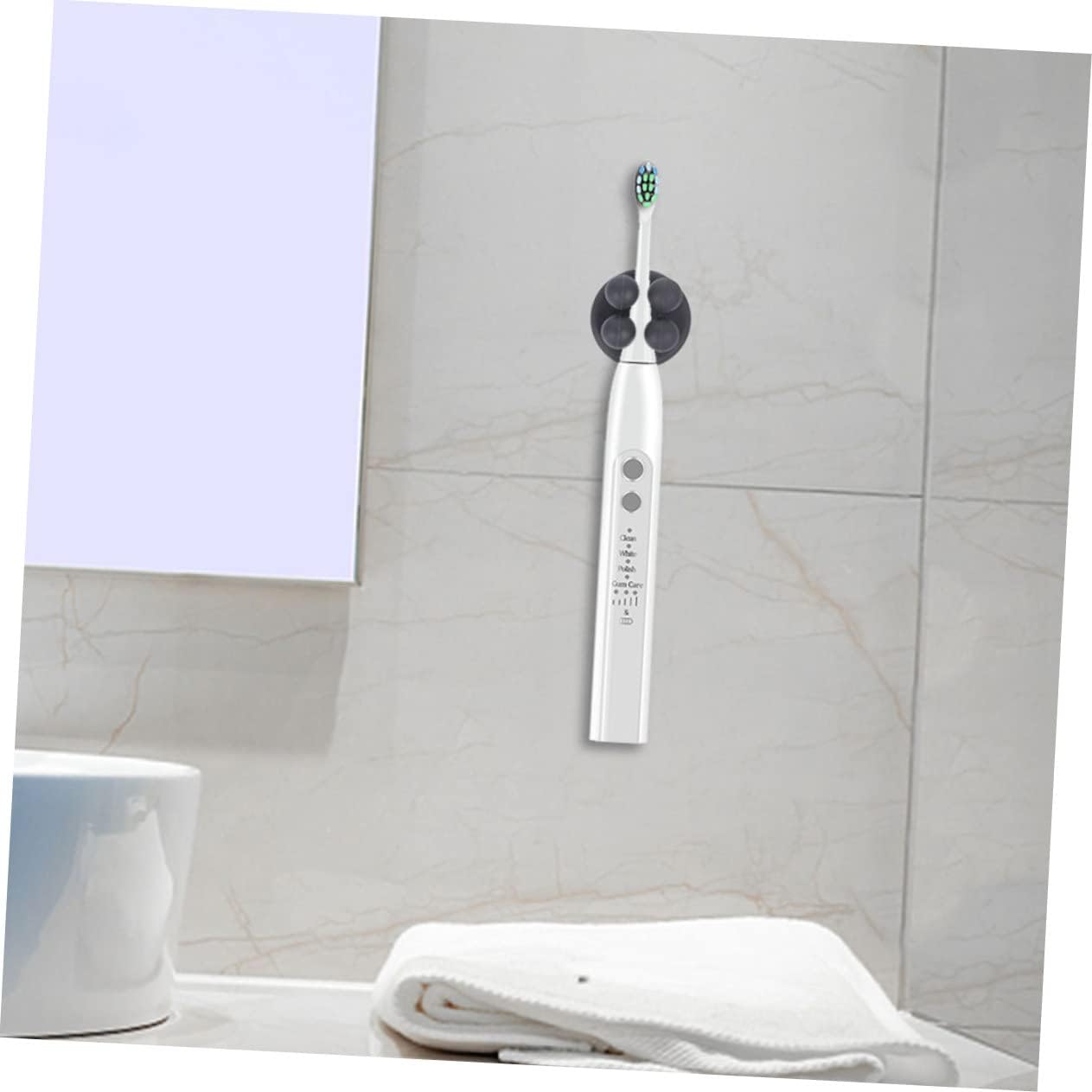 6Pcs Space Saving Wall Mounted Silicone Toothbrush Holders