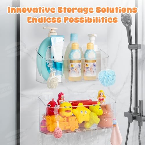 MUMUQ Bath Toy Storage Caddy for Babies