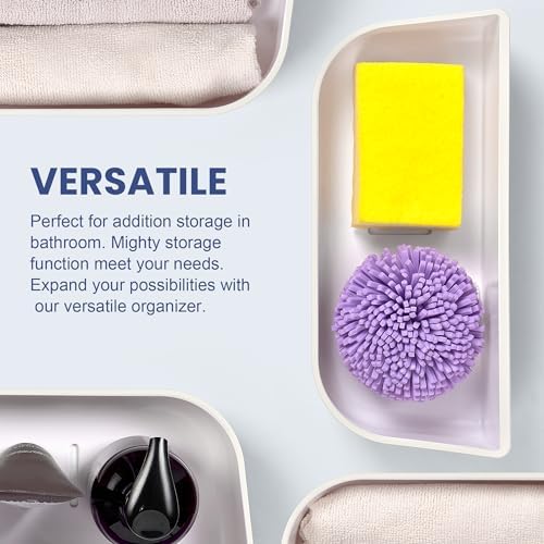 JOMOLA White Self-Adhesive Shower Caddy