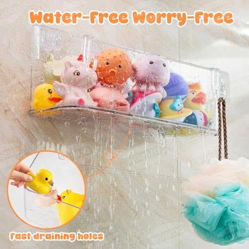 MUMUQ Bath Toy Storage Caddy for Babies