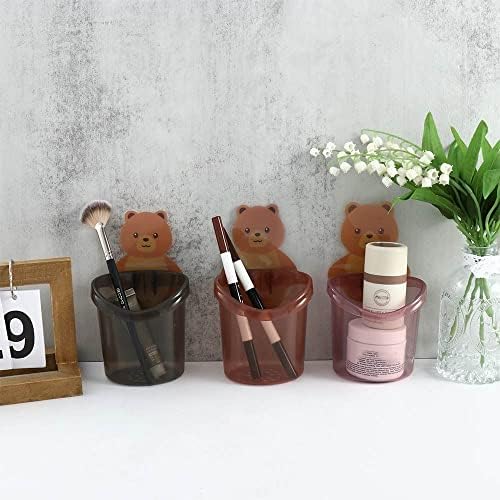 Cute Bear Wall Mounted Toothbrush Holder