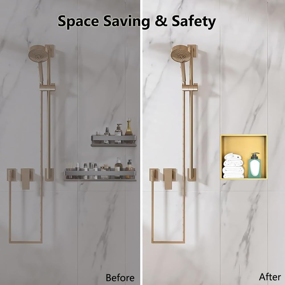 Sturdy Stainless Steel Showers Niche for Bathroom Kitchen and More