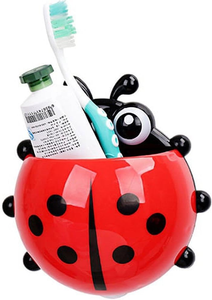 Ladybug Toothbrush Holder Fun Suction Design