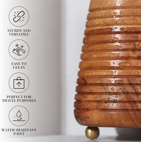 Folkulture 4x3 Toothbrush Holder for Bathroom