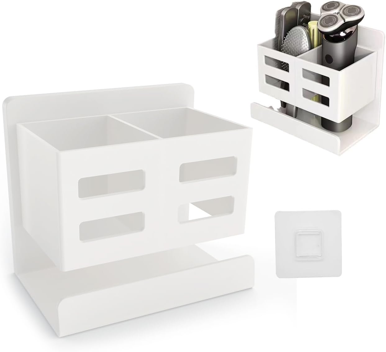 Feenhag Toothbrush Holder Wall Mounted White