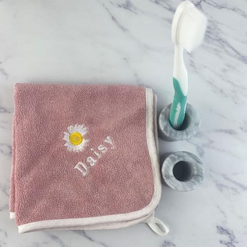 Natural Marble Toothbrush Holder Set