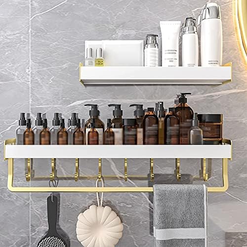 PremiumProfessional Wall-Mounted Shower Caddy for Bathroom Storage
