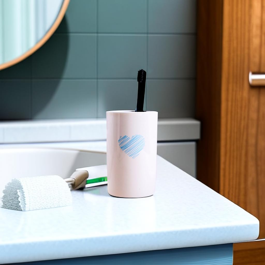 Stylish Ceramic Tumbler Cup for Toothbrush More