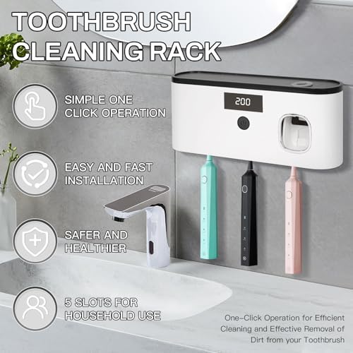 LXIANGN Toothbrush Sterilization Holder for Bathrooms