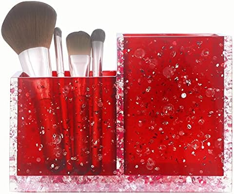 Stylish Makeup and Toothbrush Organizer