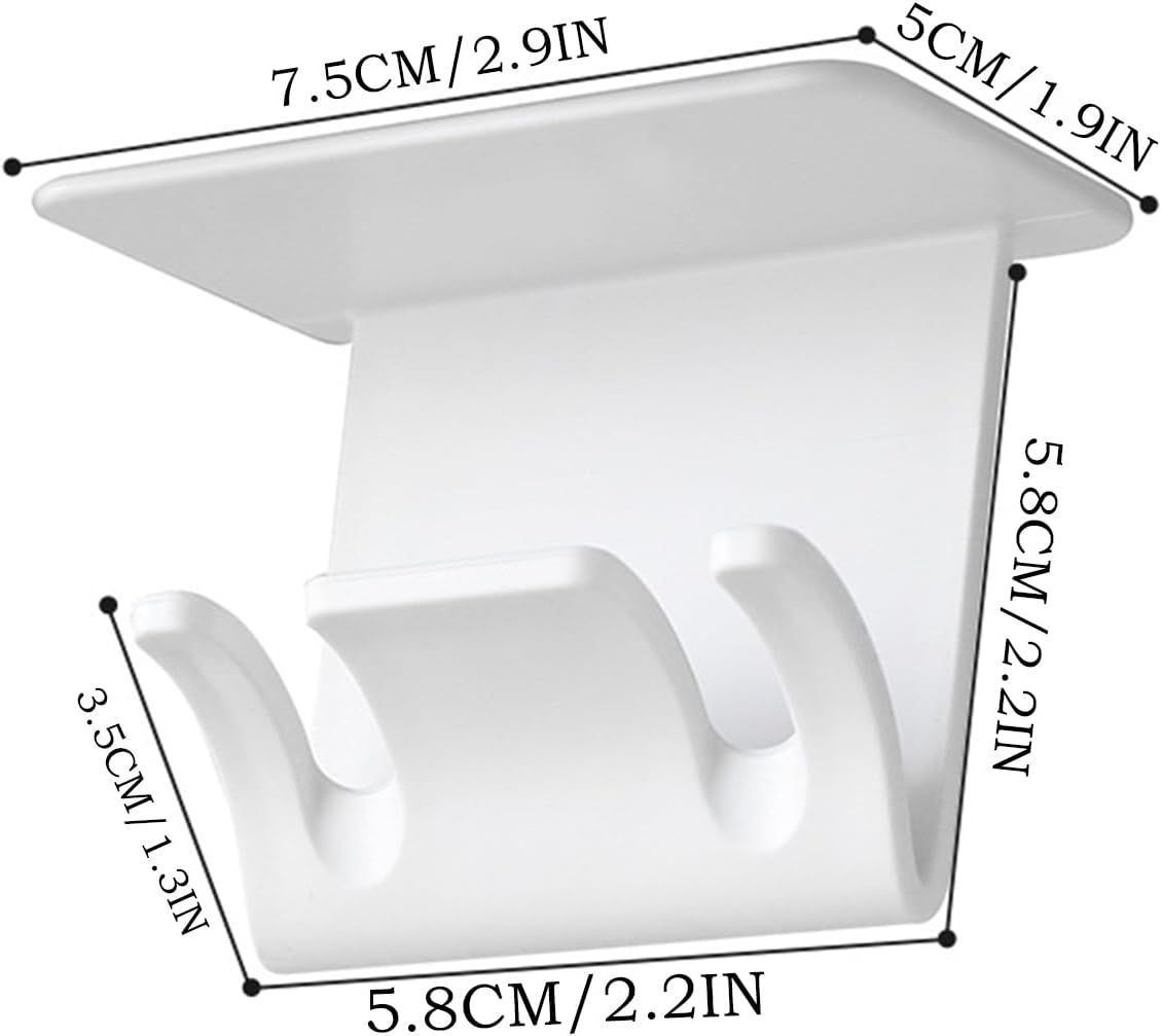 Self-Adhesive Toothbrush Holder for Bathroom