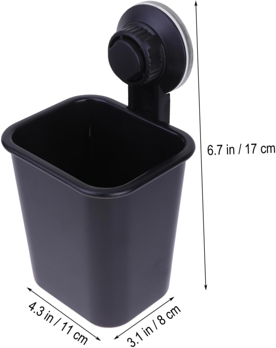 Toothbrush Cup Holder Suction Cup Design Wall Storage for Boys Girls