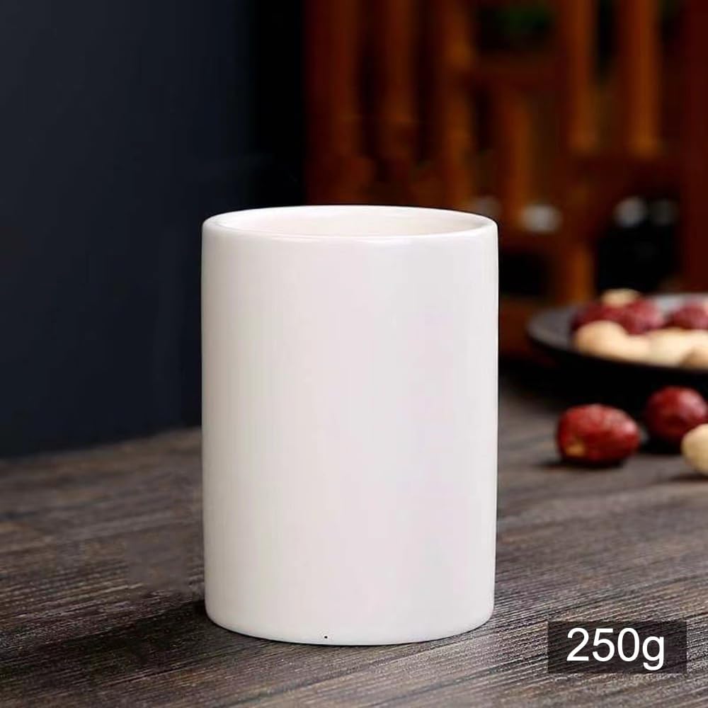 RabyLeo Simple Ceramic Mouthwash Cup Frosted Toothbrush Holder