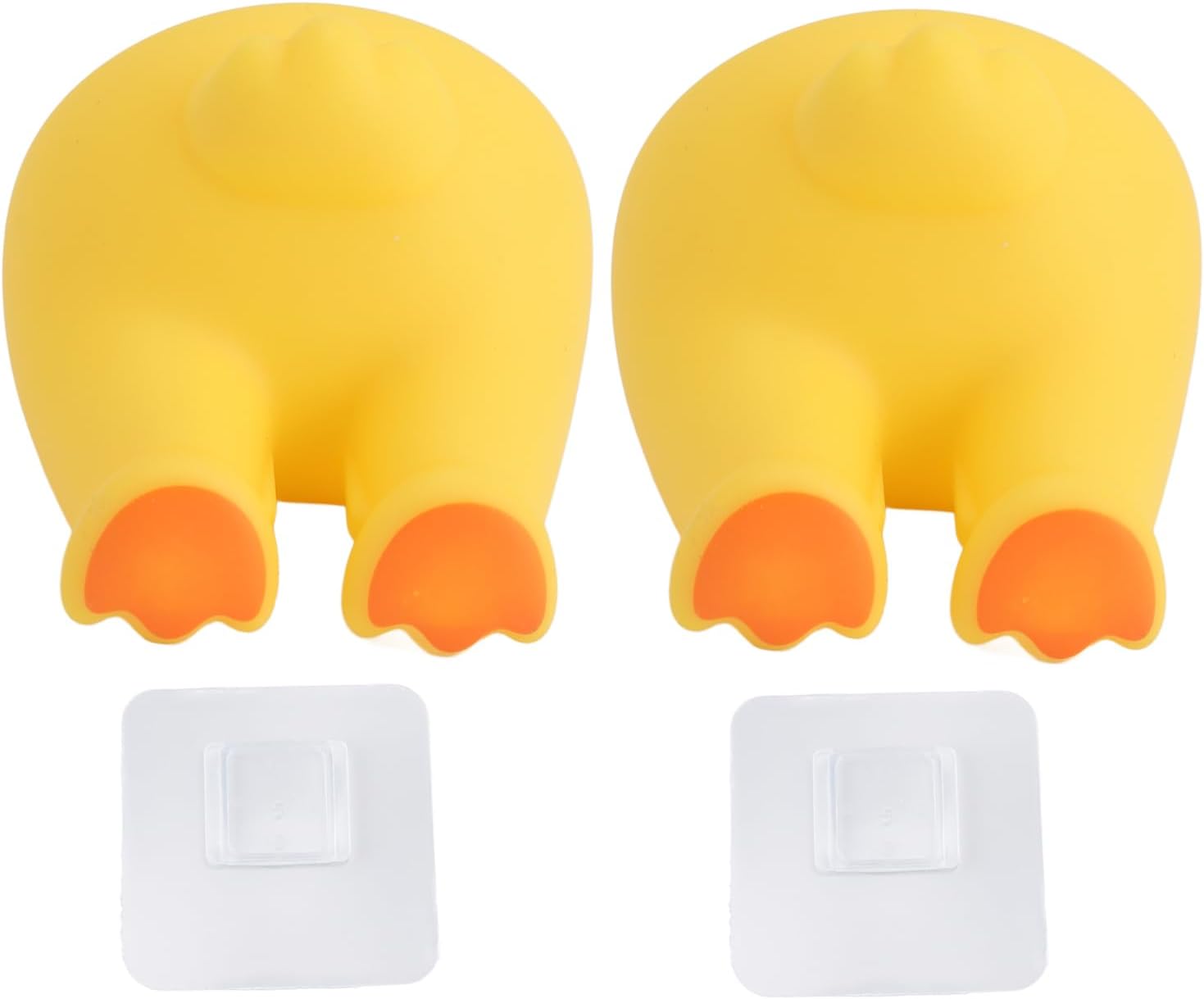 Kids Duck Tail Toothbrush Holder Cartoon Animal Wall Mount Hook