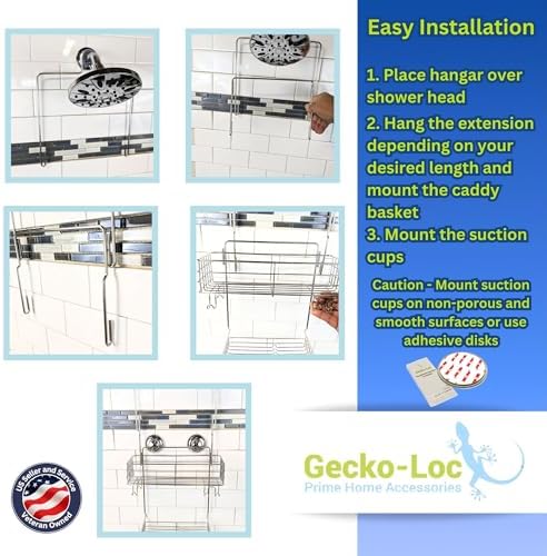 Durable REQUEST for organizing shower essentials