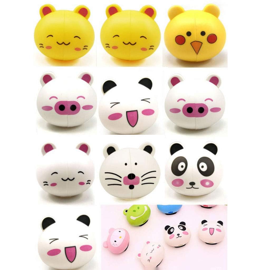 Kids Cartoon Animal Head Shaped Toothbrush Holder with Suction Cups