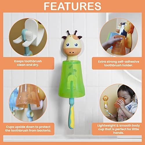 Giraffe Kids Toothbrush Holder