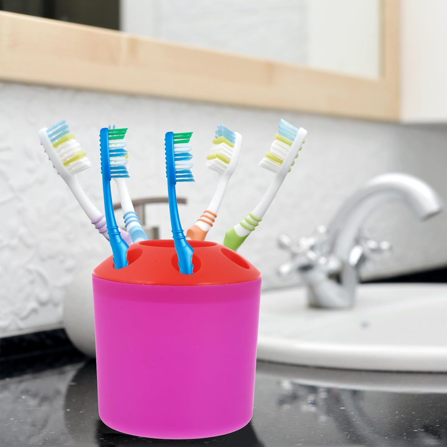 PrettyZoom Toothbrush Holder for Bathroom
