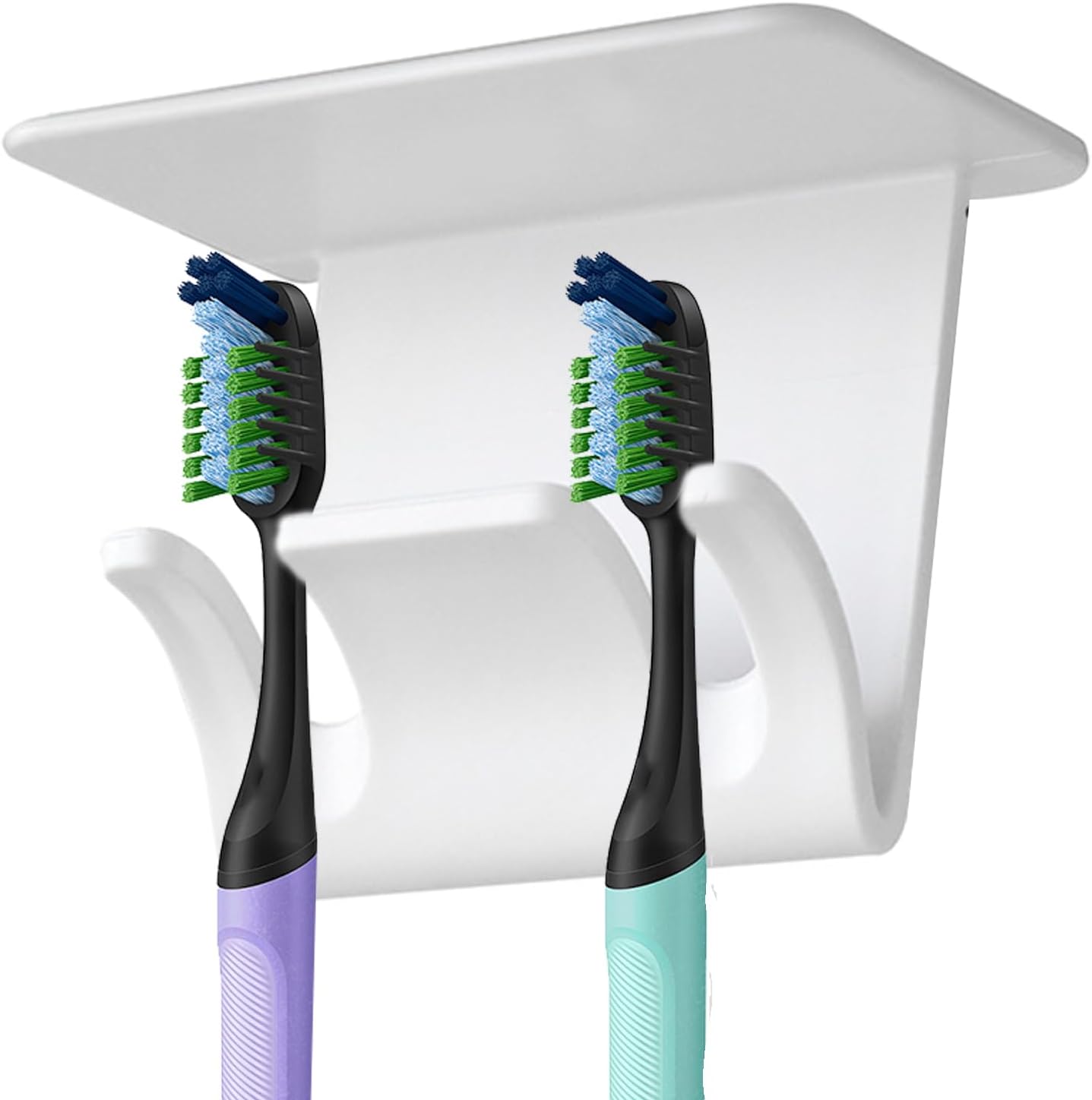 Self-Adhesive Toothbrush Holder for Bathroom