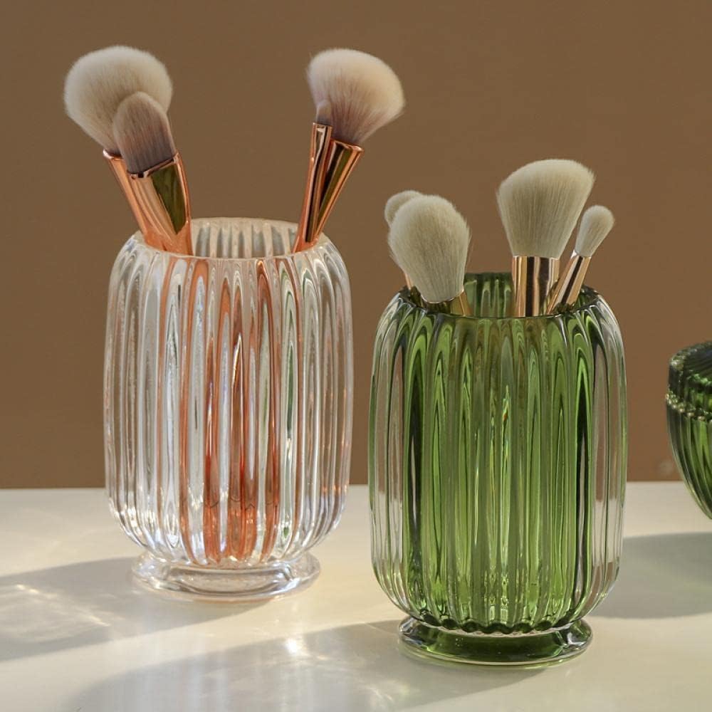 Stylish Glass Toothbrush Holder for Small Spaces
