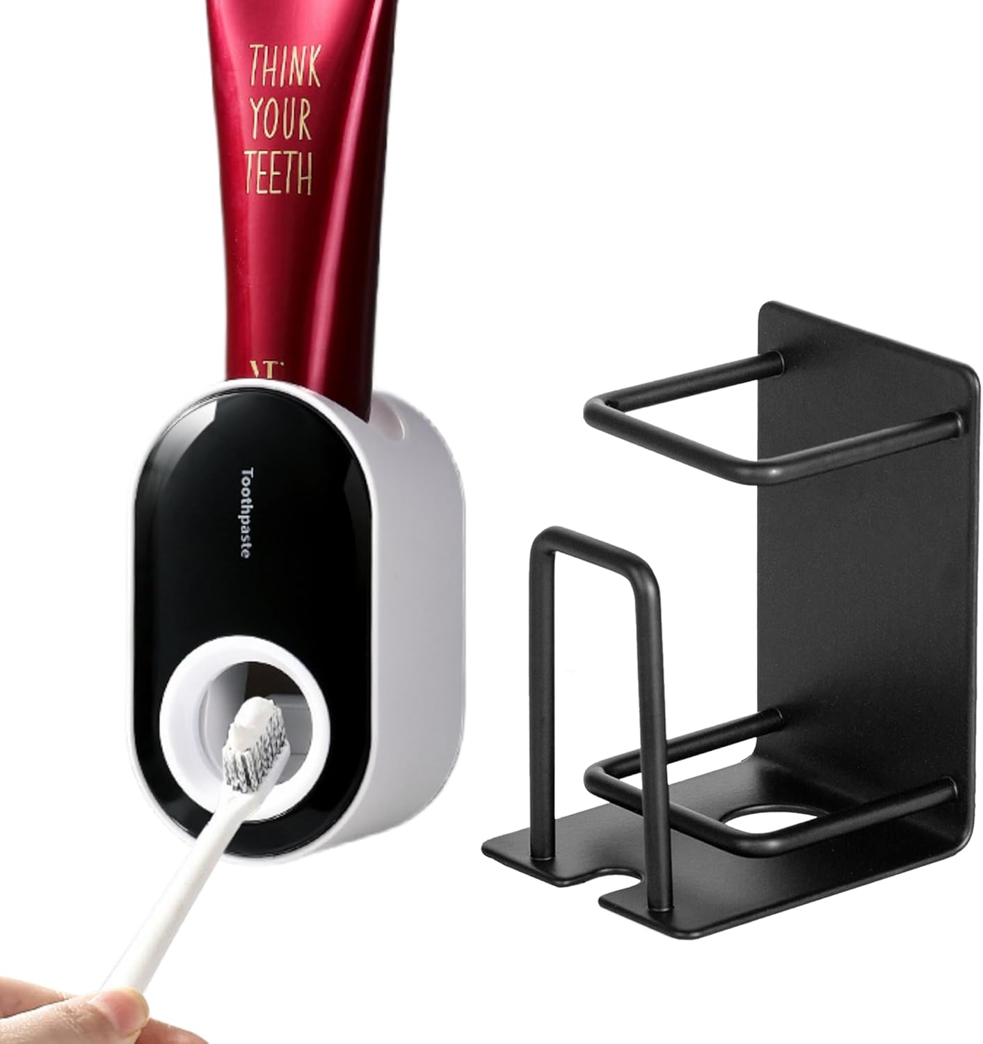 Stainless Steel 3-in-1 Wall-Mounted Oral Care Organizer
