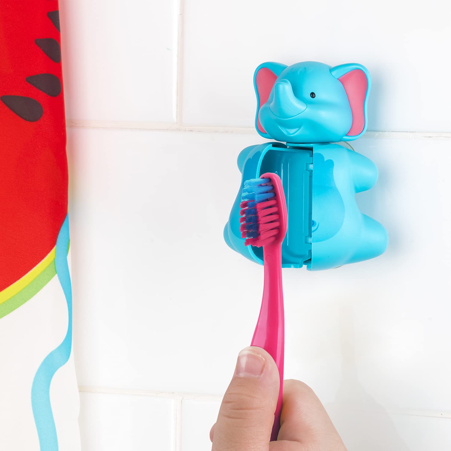 Fun Animal Elephant Toothbrush Cover - Makes Brushing Enjoyable