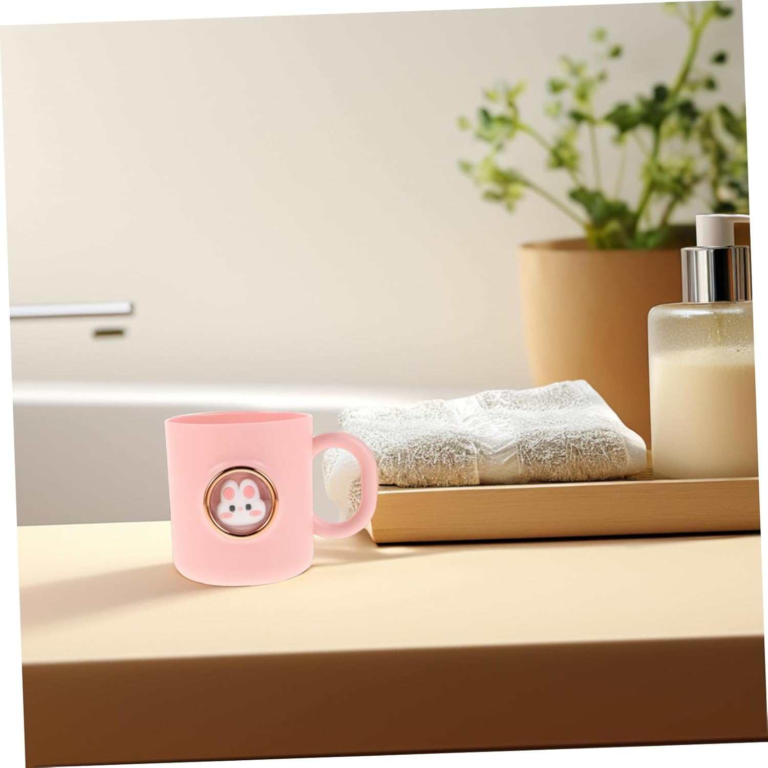 Gogogmee Heavy Duty Toothbrush Holder Cup for Bathroom Kids Toothbrush Holder mug